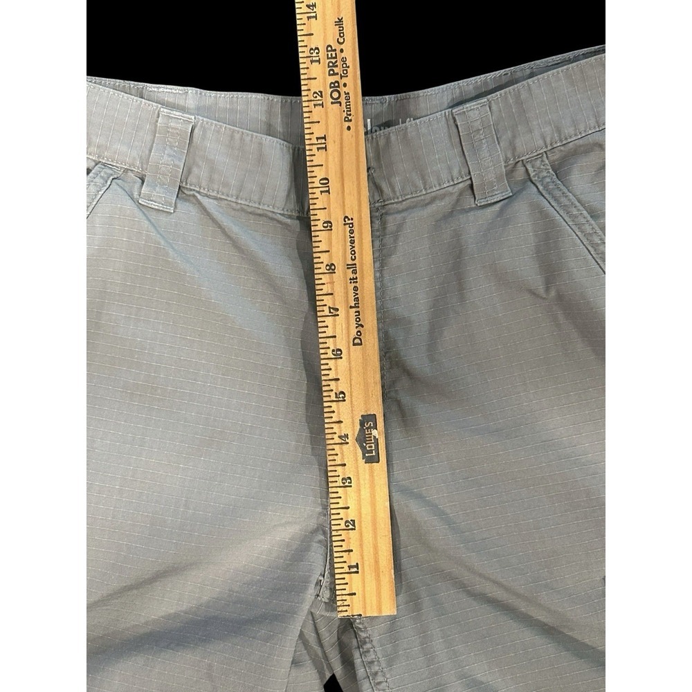 Carhartt Force Broxton Cargo Short Mens 34 Gray Relaxed Fit Ripstop Fabric - Picture 10 of 10